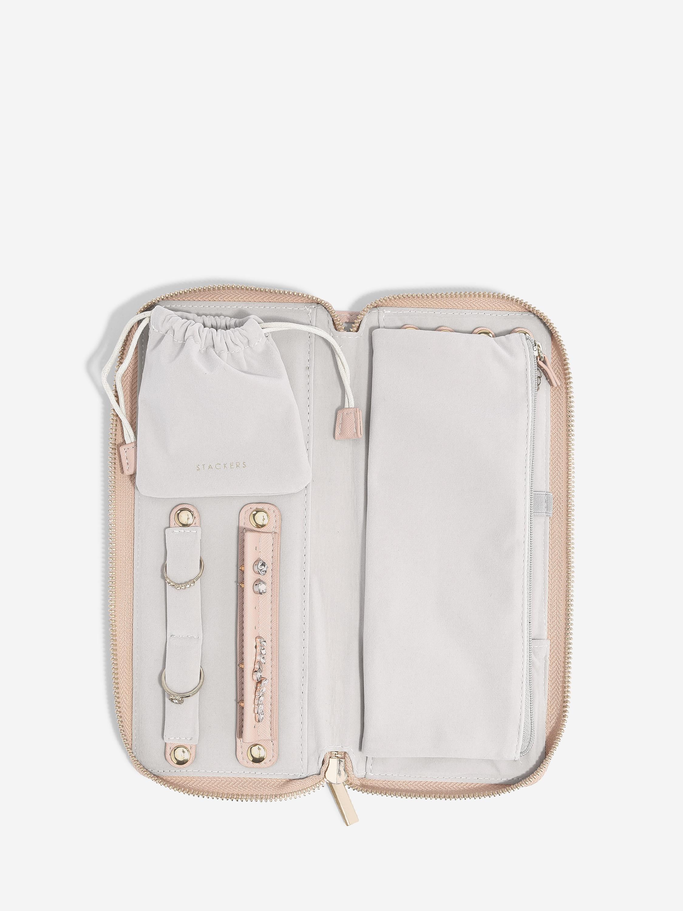 Stackers Jewellery Roll in Blush Pink