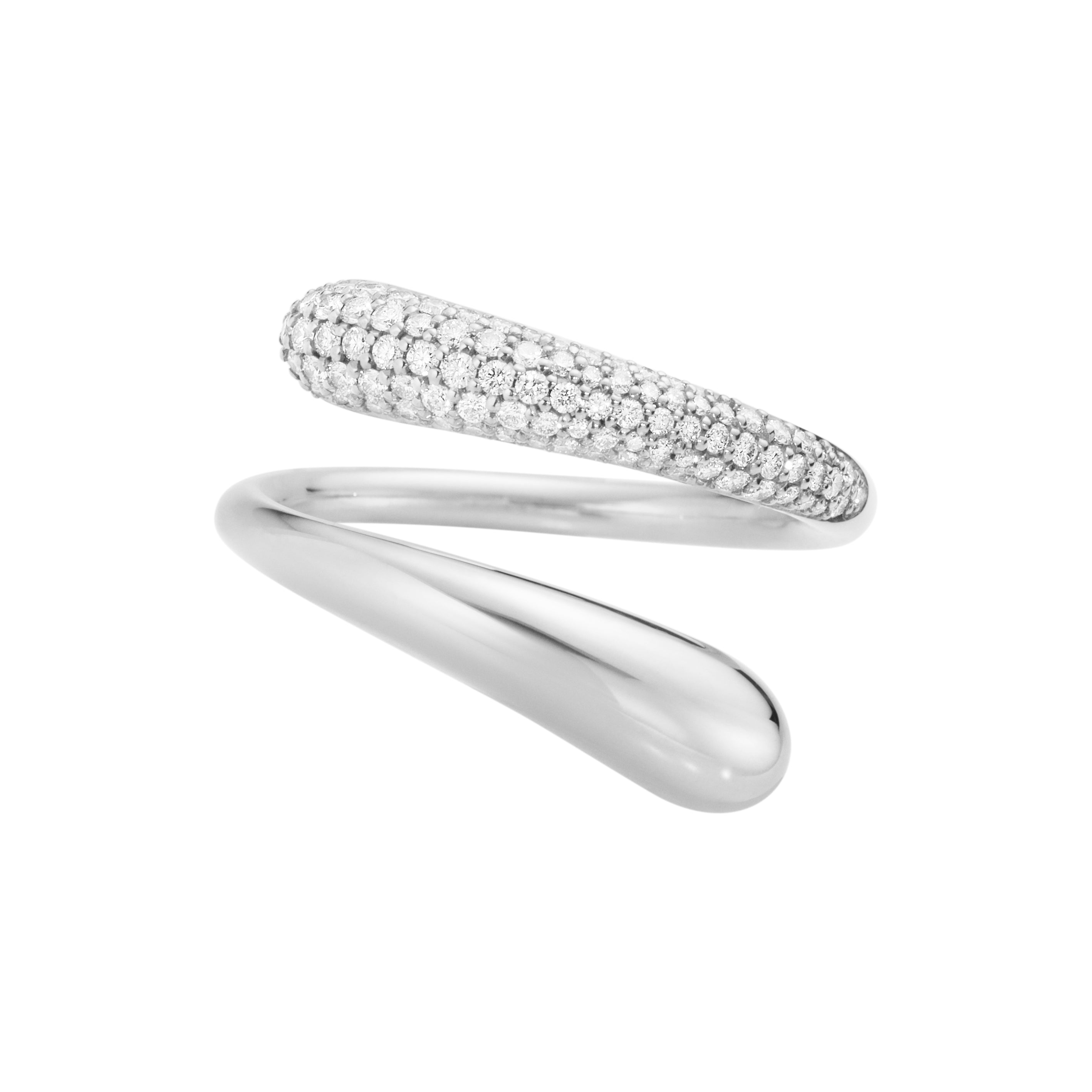 Georg Jensen Mercy Twist Diamond Pave Ring