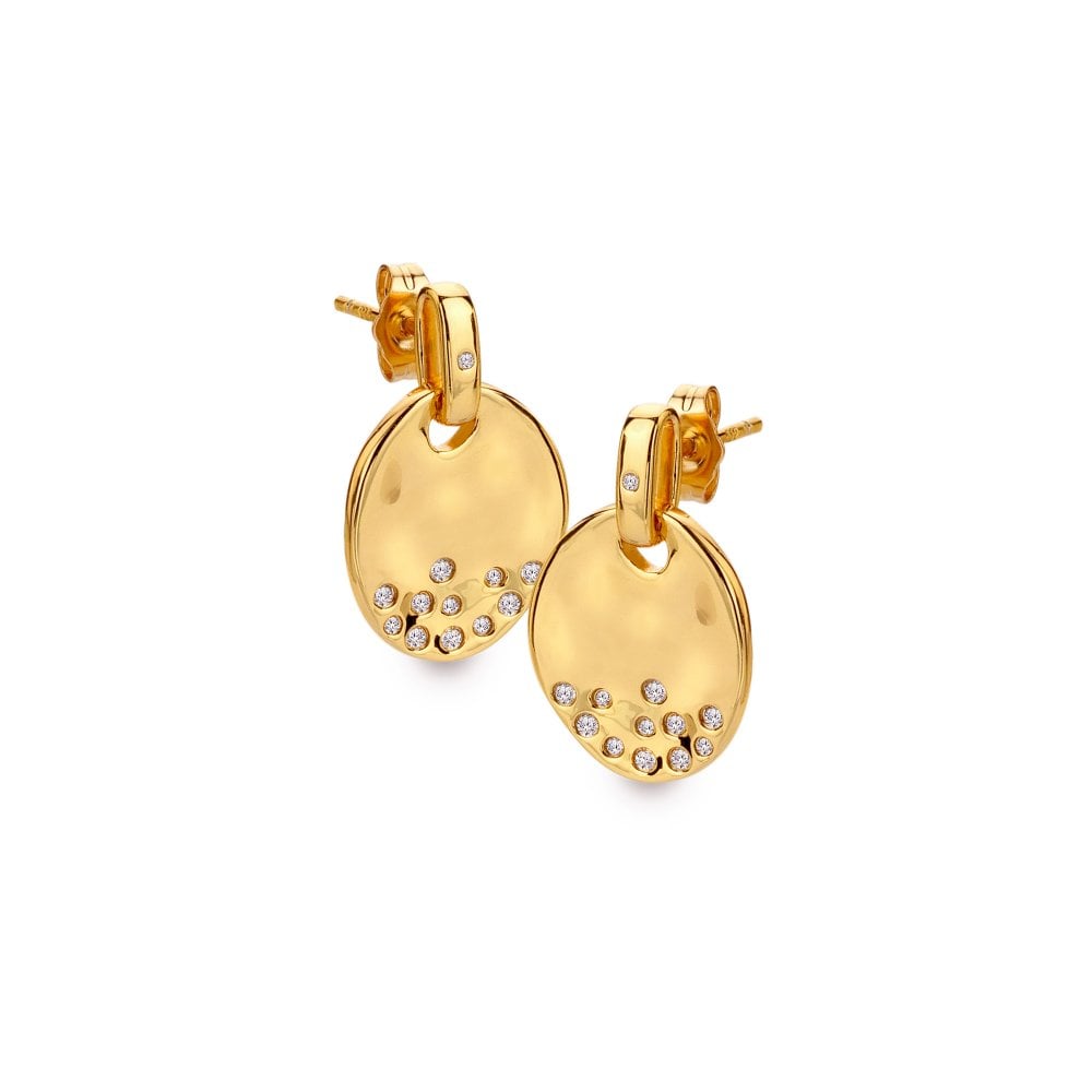 Hot Diamonds X Golden Edit Illuminate Drop Earrings