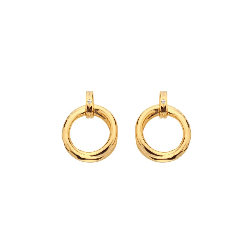 Hot Diamonds X Golden Edit Aura Stud Earrings