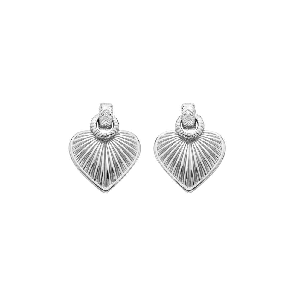 Hot Diamond Essence Heart Stud Earrings