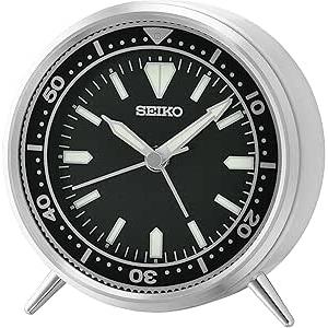 Sil/Blk dial alarm
