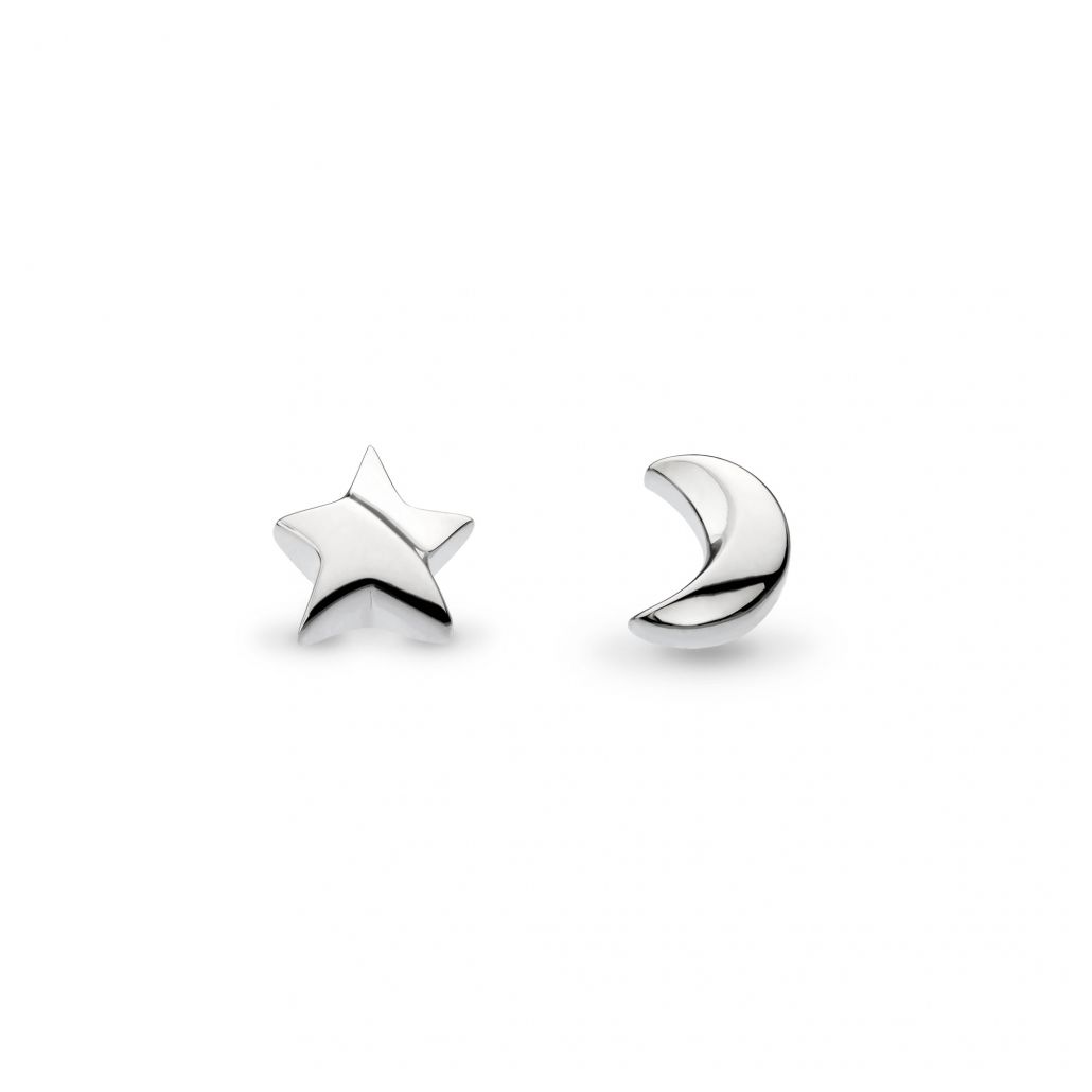 Silver Miniatures Moonlight Stud Earrings