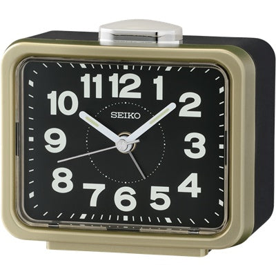 Rect blk/gold alarm