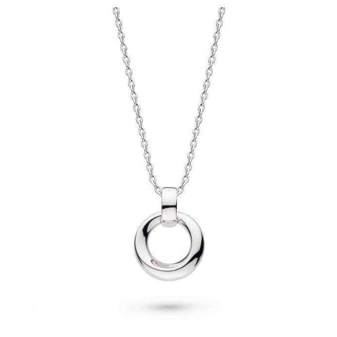 KH Silver Bevel Cirque Ncklce