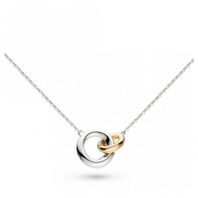 KH Silv&YGP Bevel Cirque Happiness Ncklce