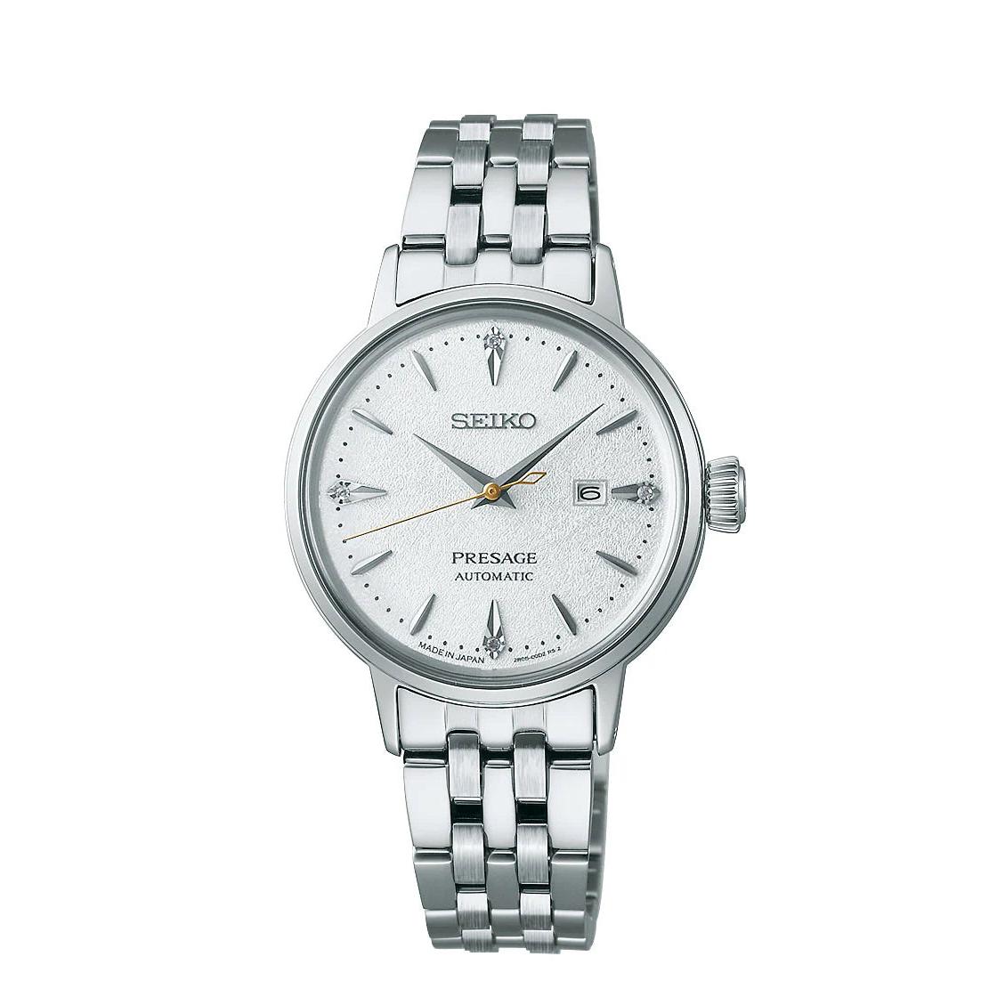 Presage Automatic Watch. Silver Dial Stainless Stell Bracelet