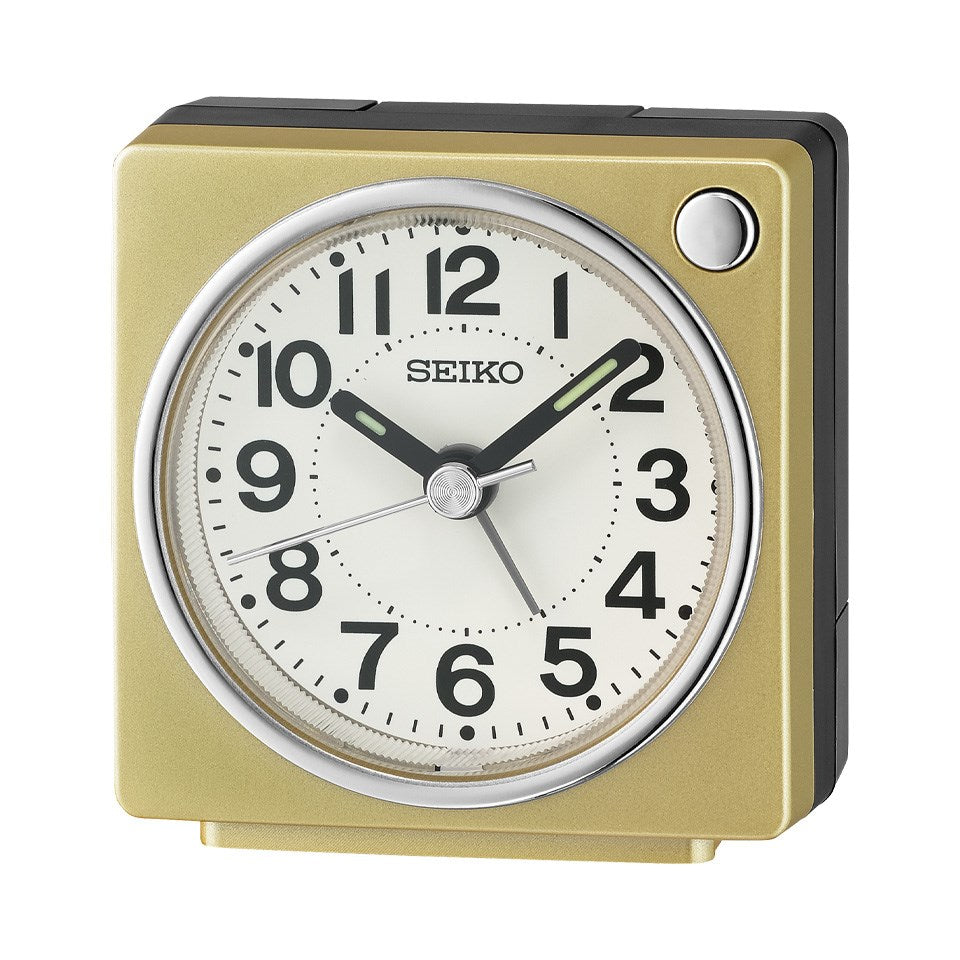 Square Gold Alarm Clocl
