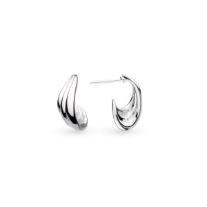 Océane Shell Wave Hoop Earrings