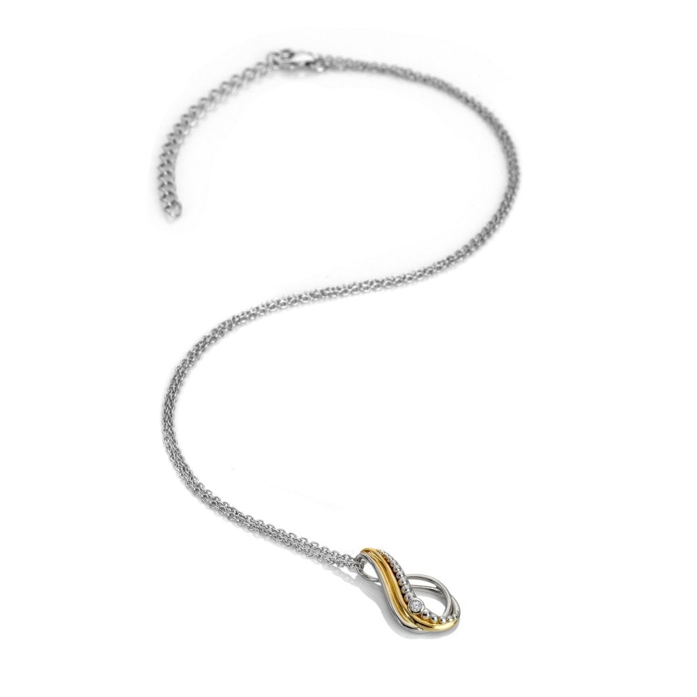 HD Teardrop Two Tone Pendant