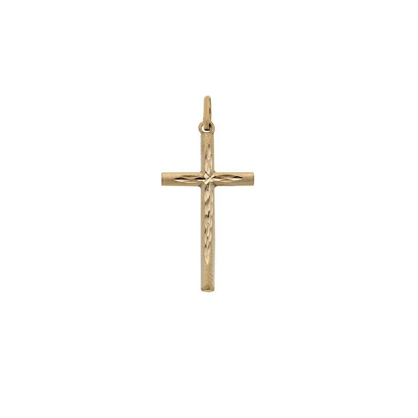 9ct Yellow Gold Cross Pendant