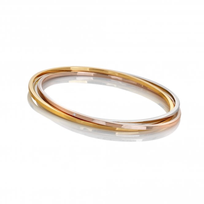 Trio Bangle - Tri-colour