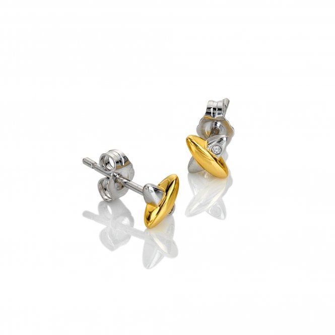 Coupled Two Tone Earrings