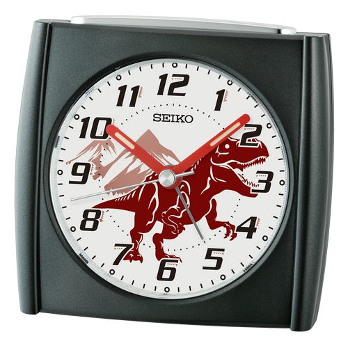 Alarm ClockRetro Metallic Black Dinosaur Alarm Clock