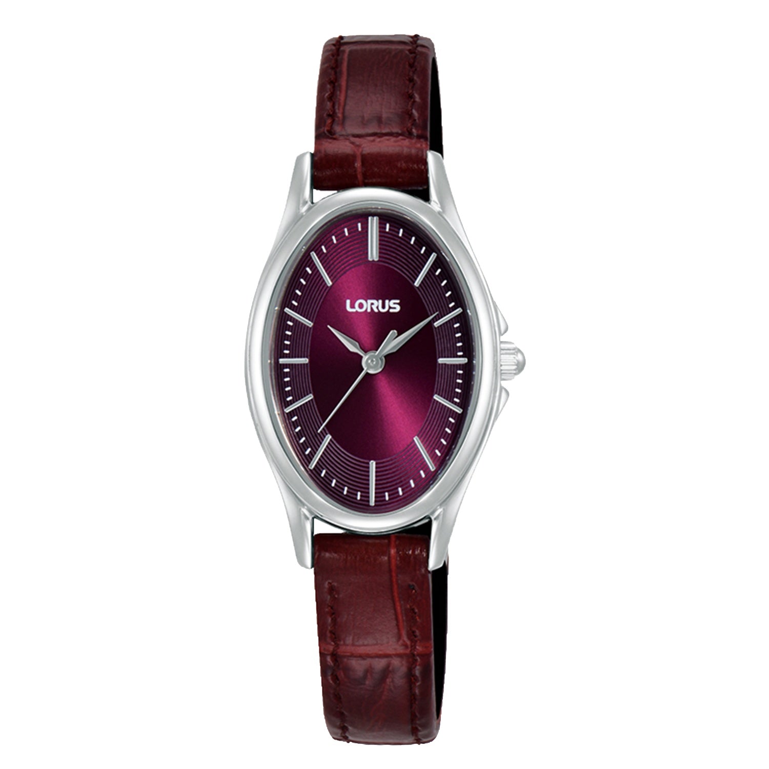 Red strp red dial oval