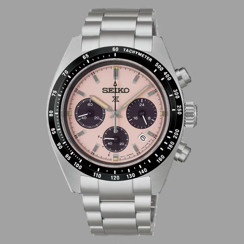 Prospex Speedtimer in Pale pink
