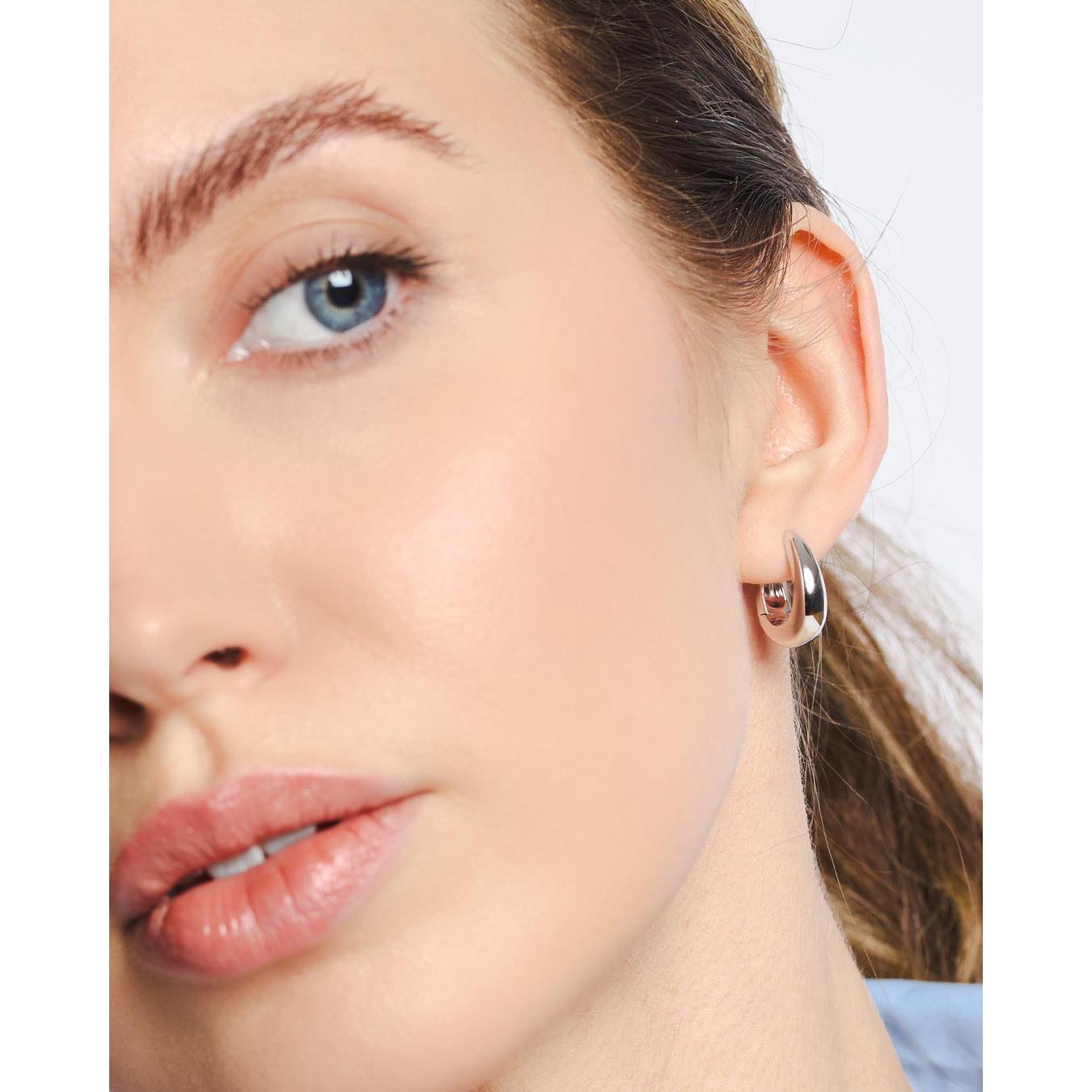 Coast Pebble Smooth Hoop Earrings