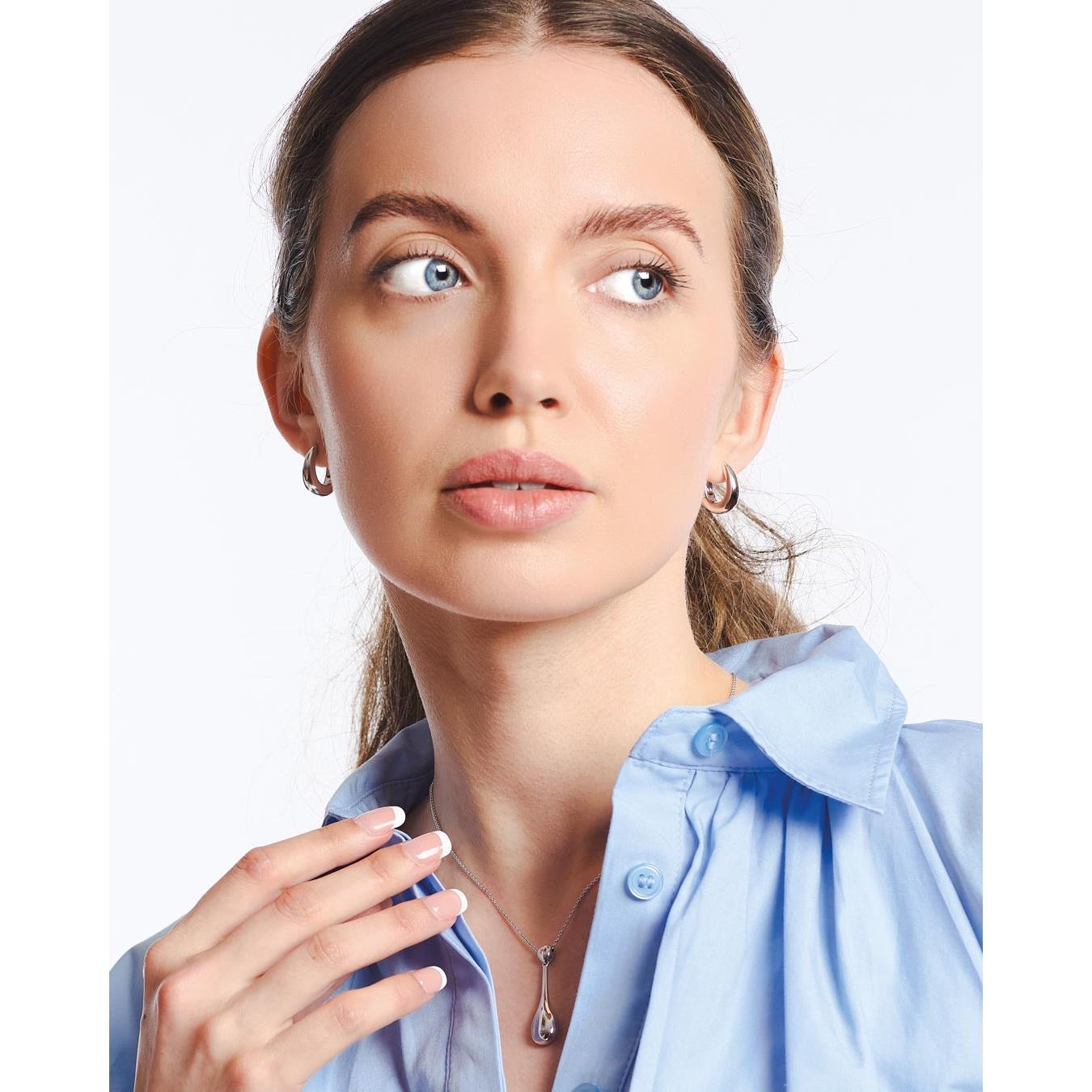 Coast Pebble Smooth Hoop Earrings