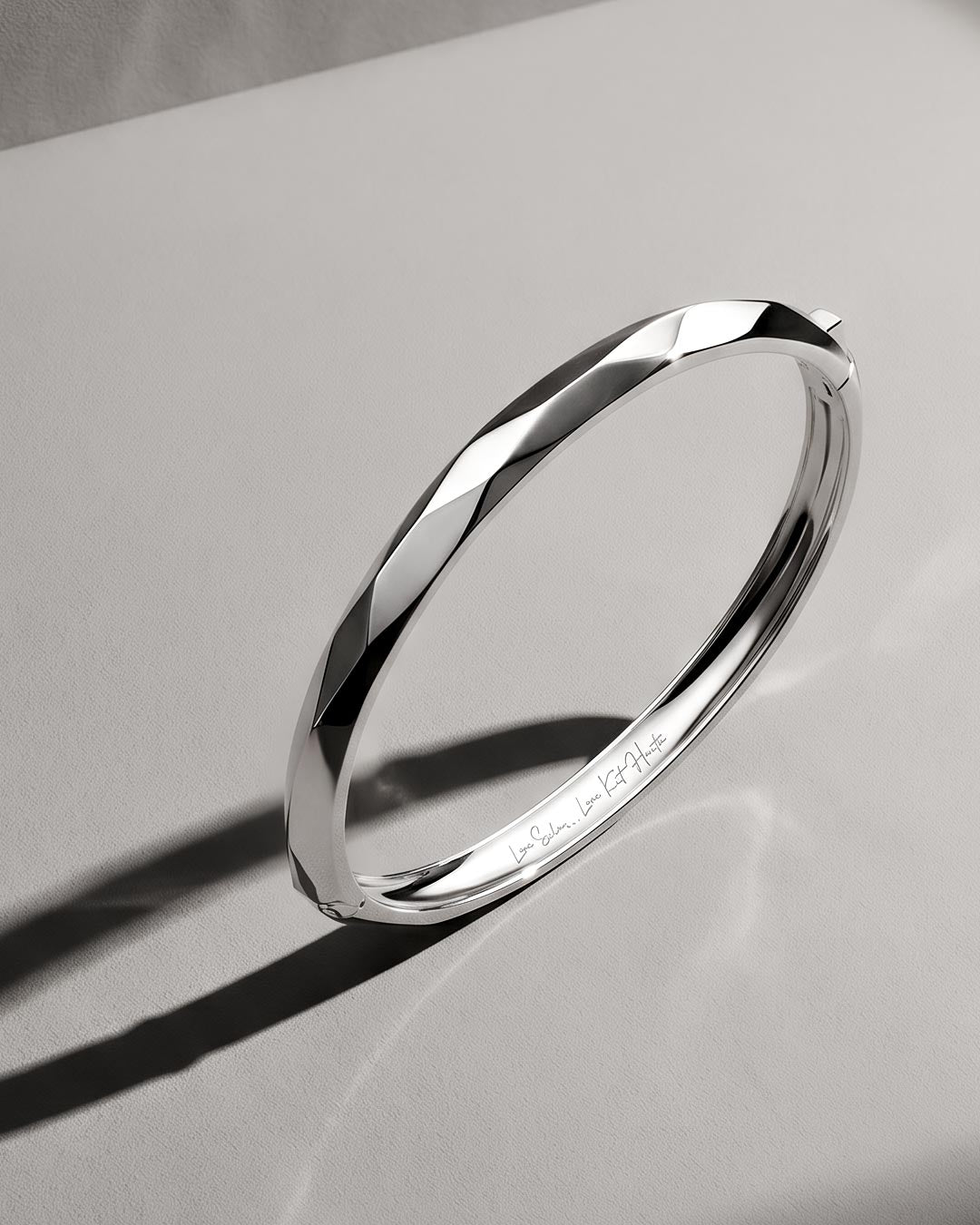 Kit Heath Glint Geo Hinged Bangle