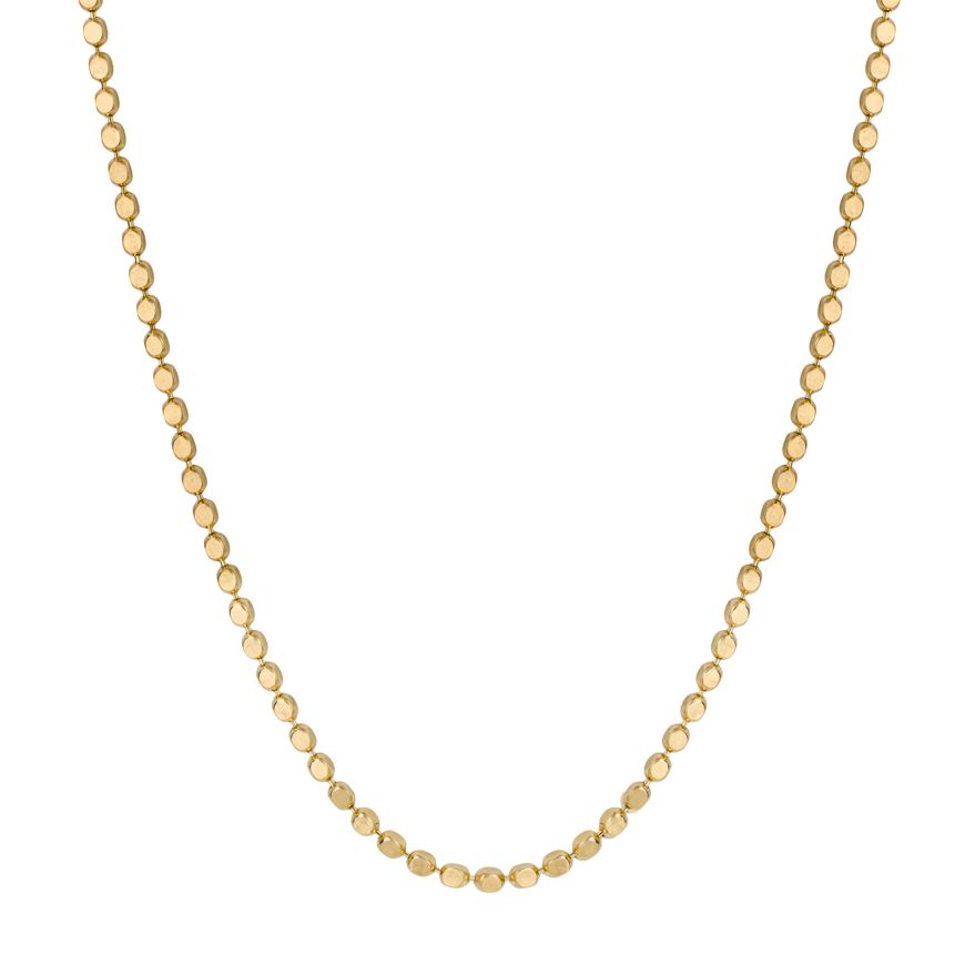 9ct Yellow Gold 'Diamond Cut' Necklace