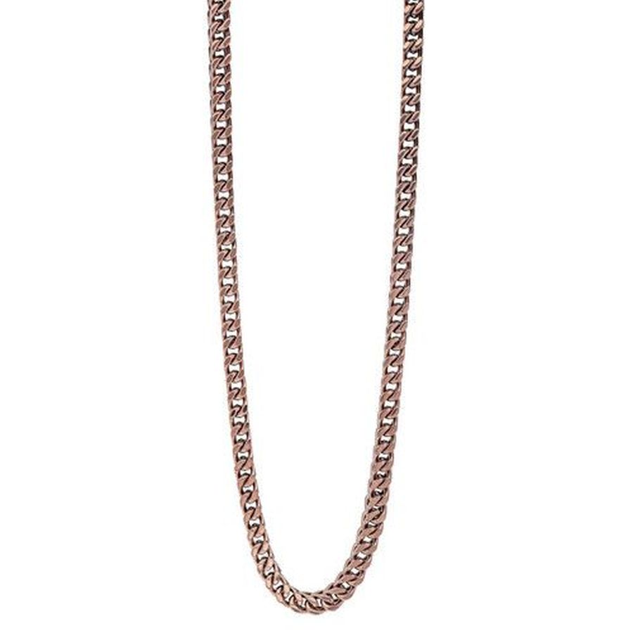 Fred Bennett 56cm Stainless Steel Coffee Chevron Box Chain