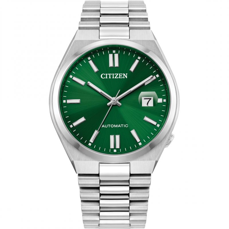 "Tsuyosa" Automatic Stainless steel bracelet watch - green dial