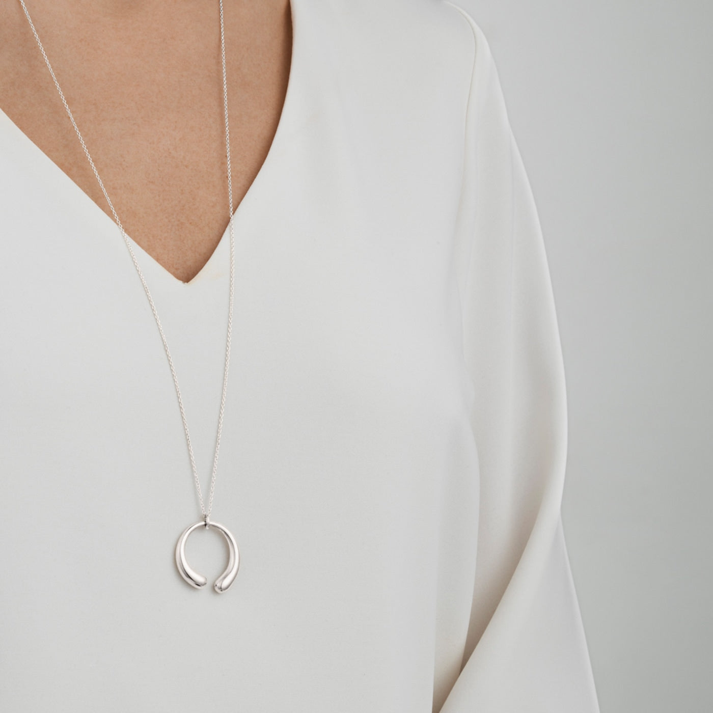 Silver Mercy Large Pendant