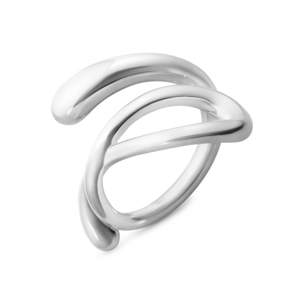 Silver Mercy Swirl Ring