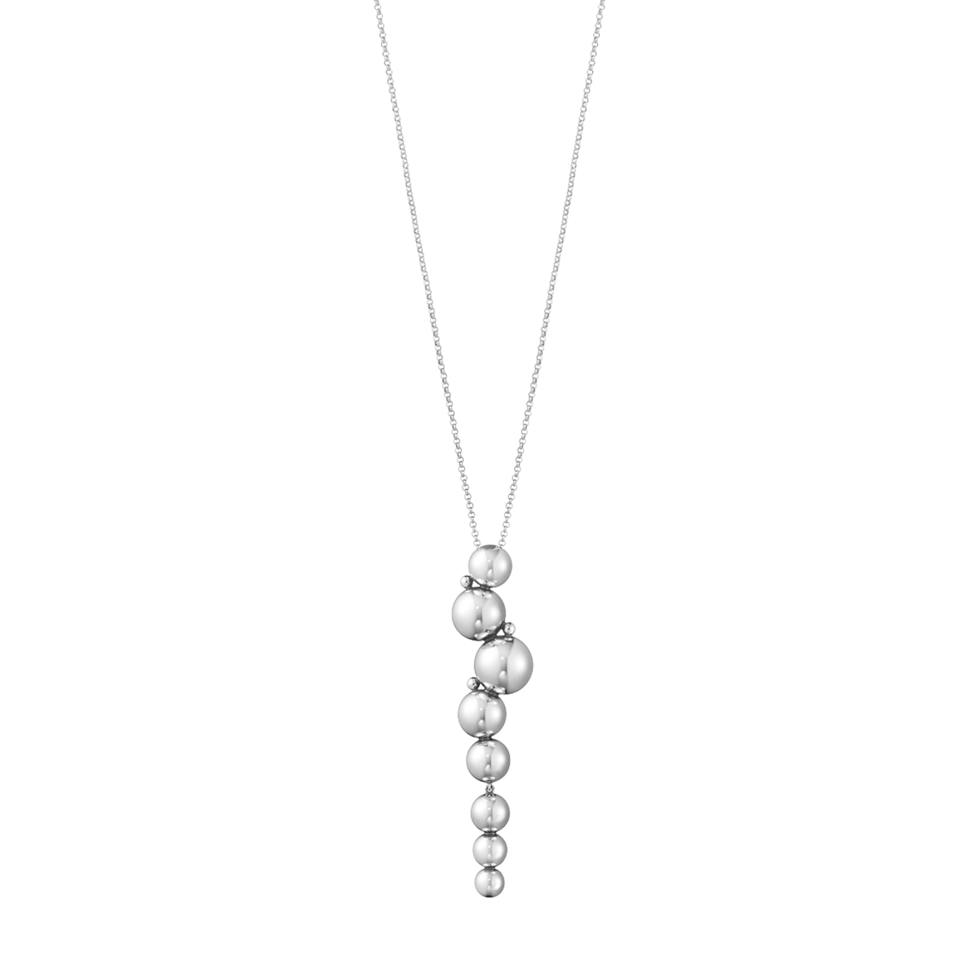 Silver Moonlight Grapes LongPendant