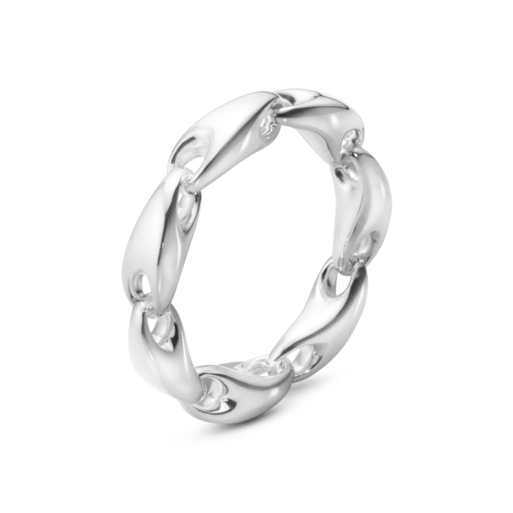 Silver Reflect Small Chain Ring