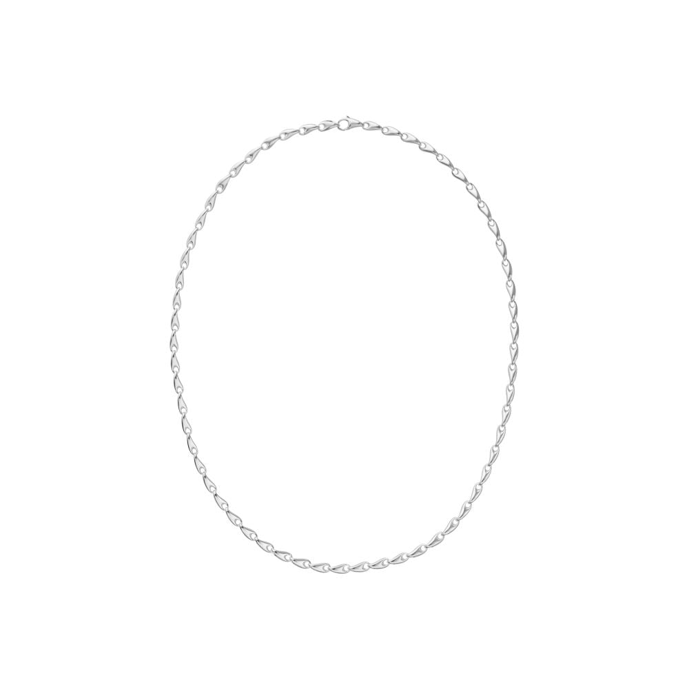 Silver Reflect 55cm Slim Necklace