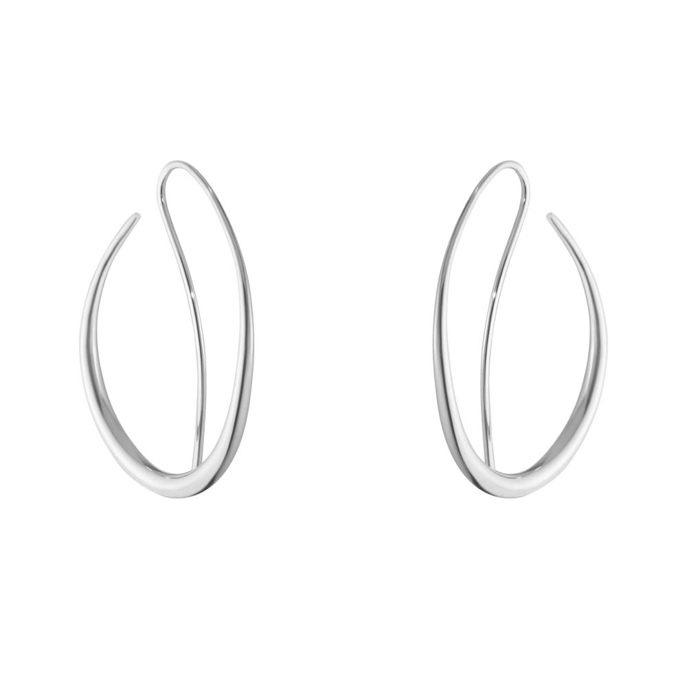Silver Offspring Earhoops