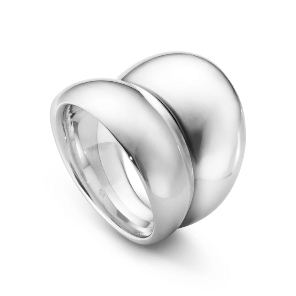 Silver Curve Ring