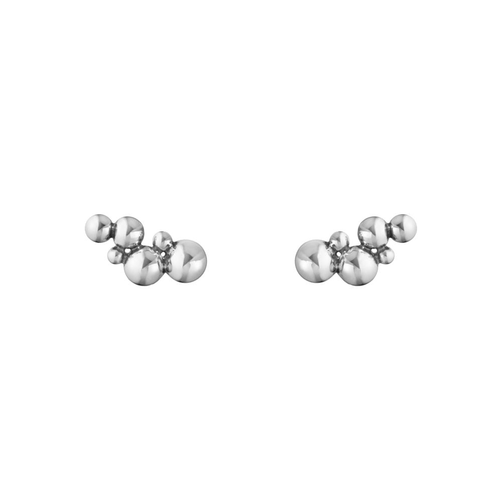 Silver Moonlight Grapes Earcuffs