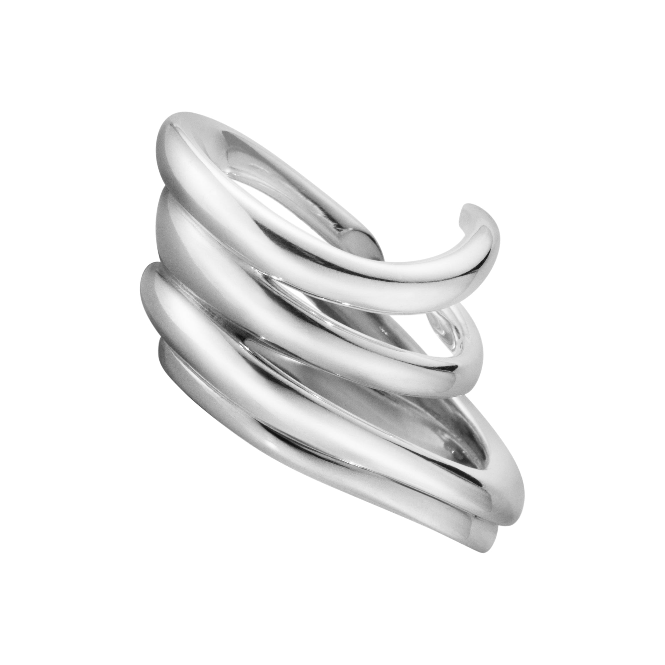 Silver Arc Ring