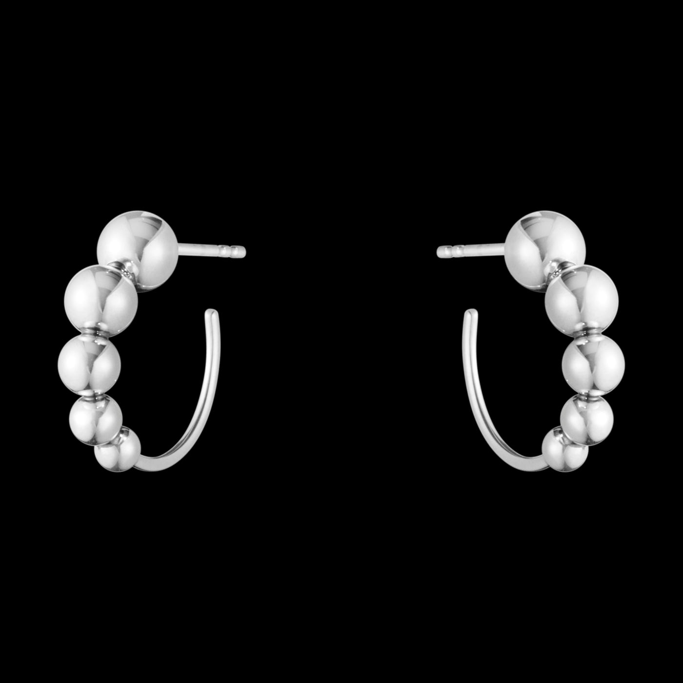 Silver Moonlight Grapes Earrings