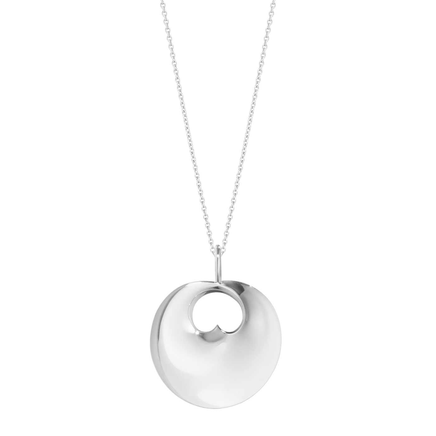 Silver Hidden Heart Pendant