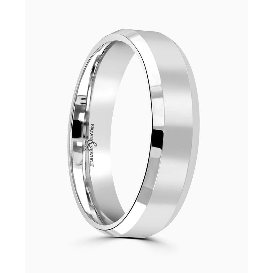 Platinum 5mm Court Band