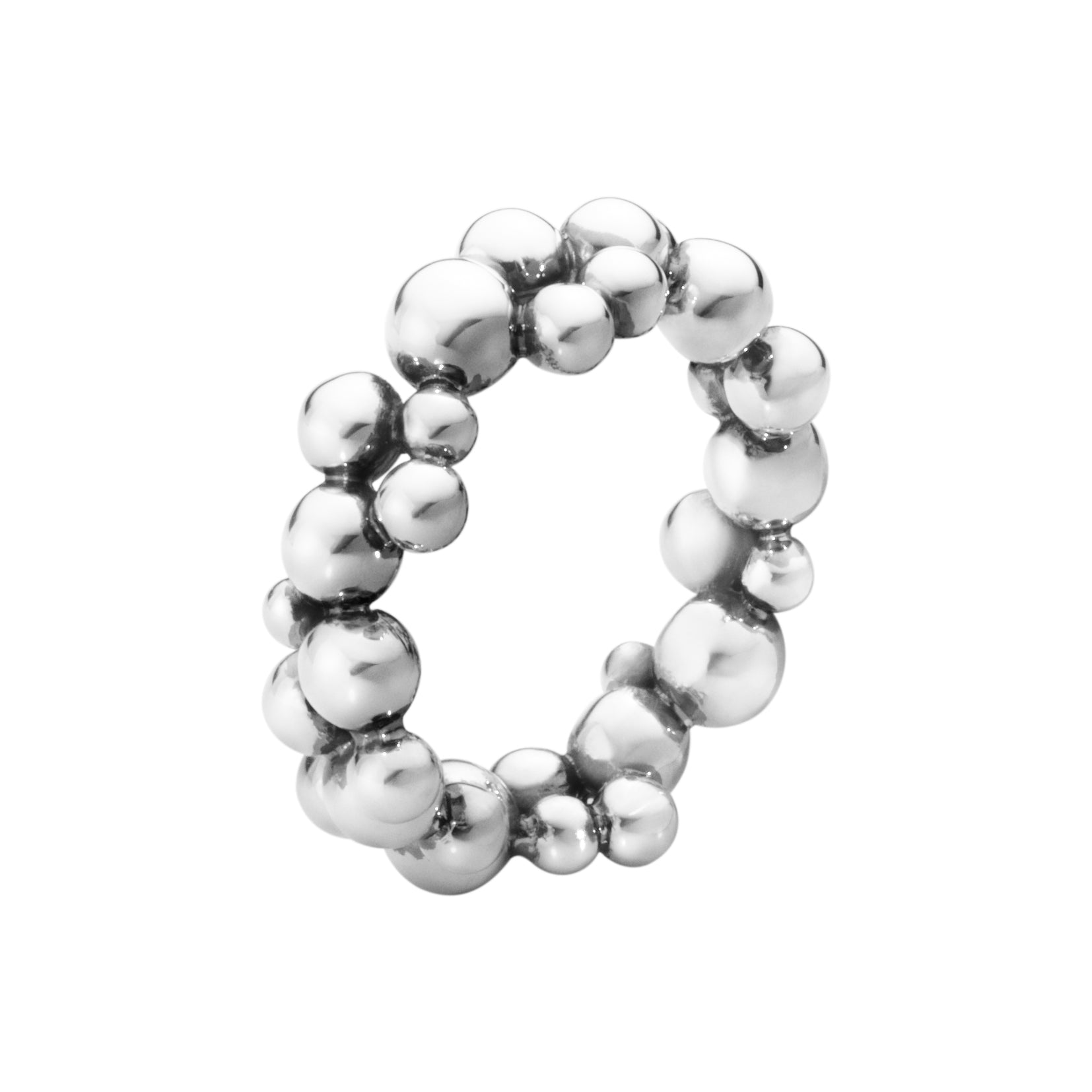 Silver Moonlight Grapes Ring