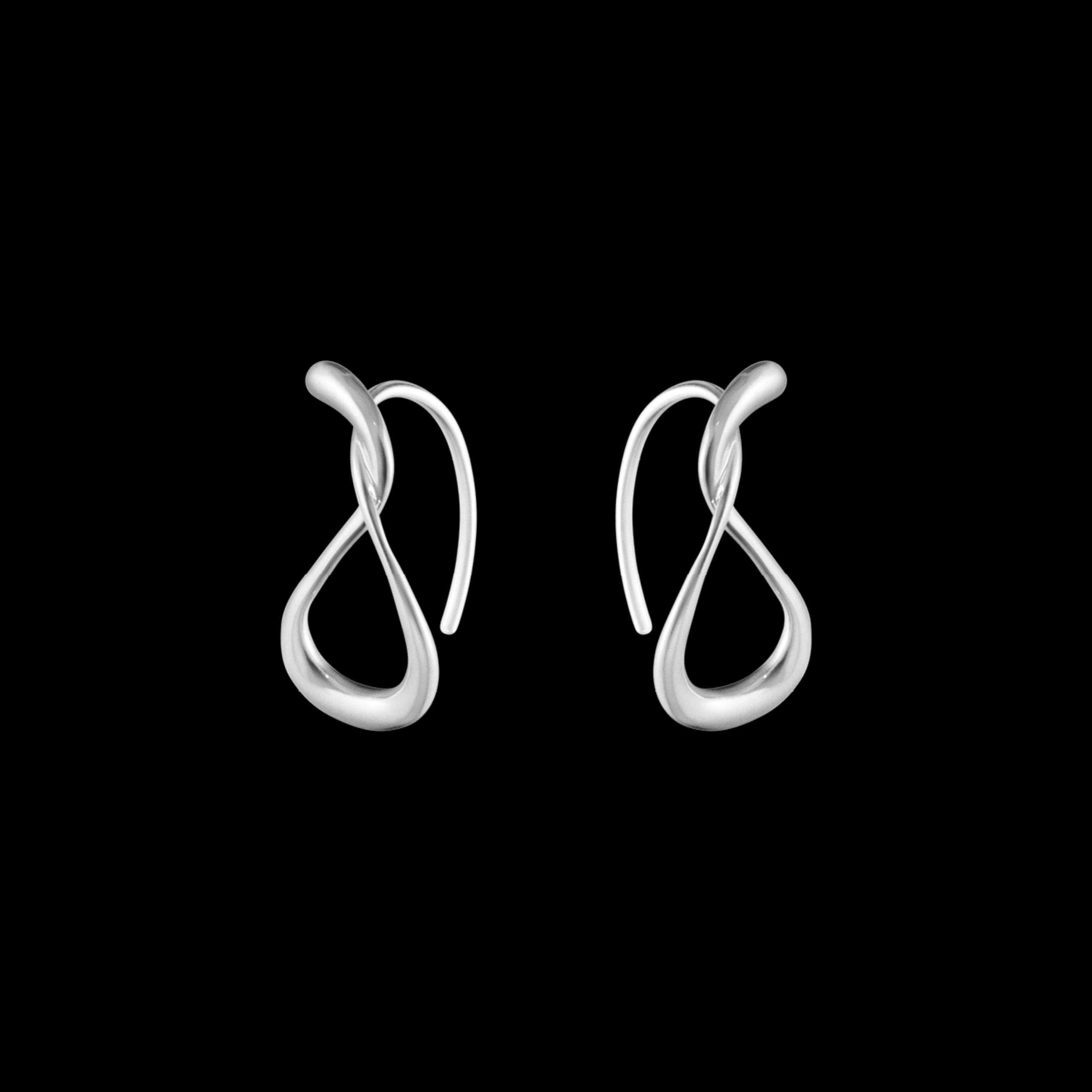 Silver Mercy Small Earhoops