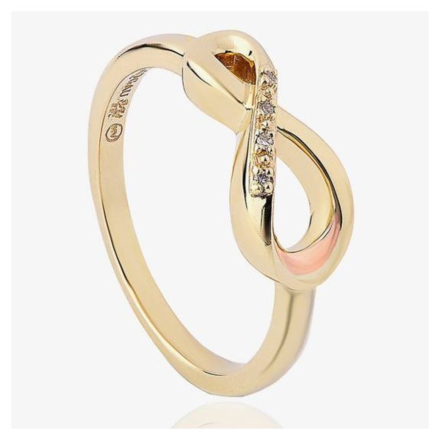 9ct Yellow and Rose Gold Eternity Ring