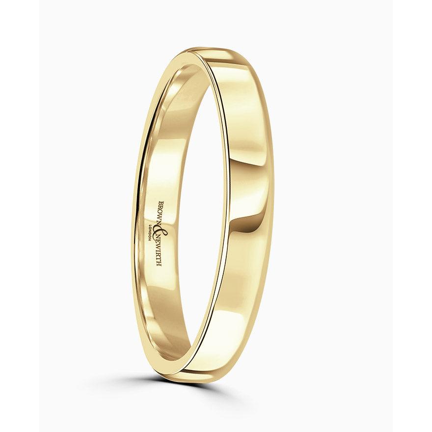 18ct Yellow Gold 2.5mm Wedding Band
