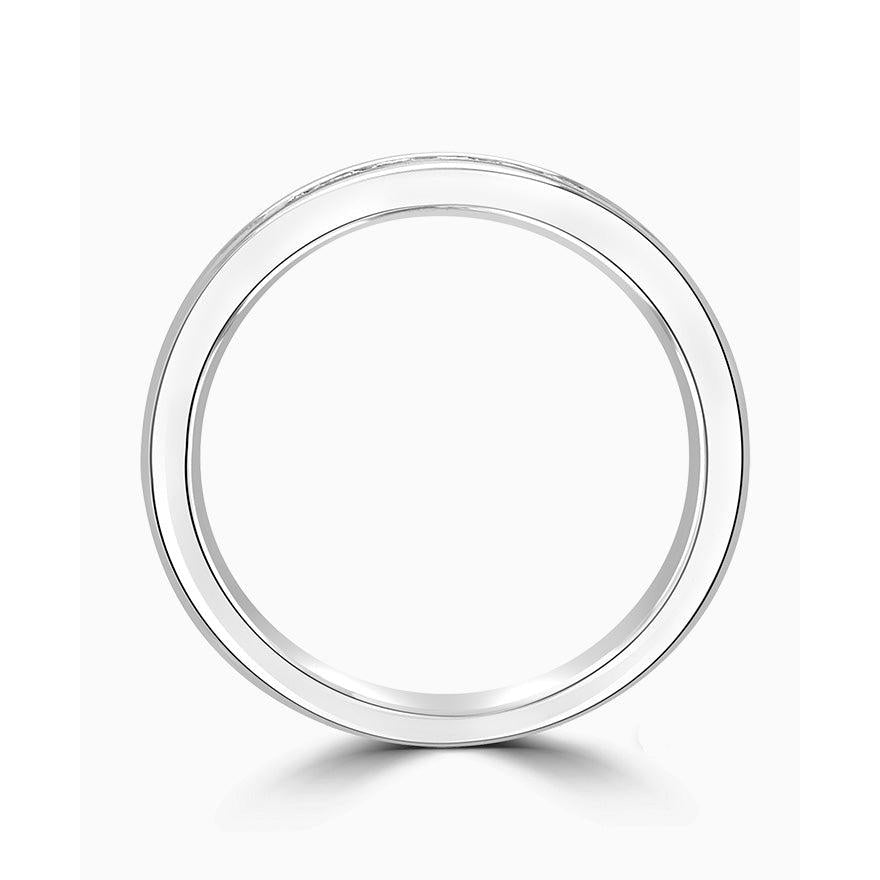 Platinum Channel set diamond eternity ring