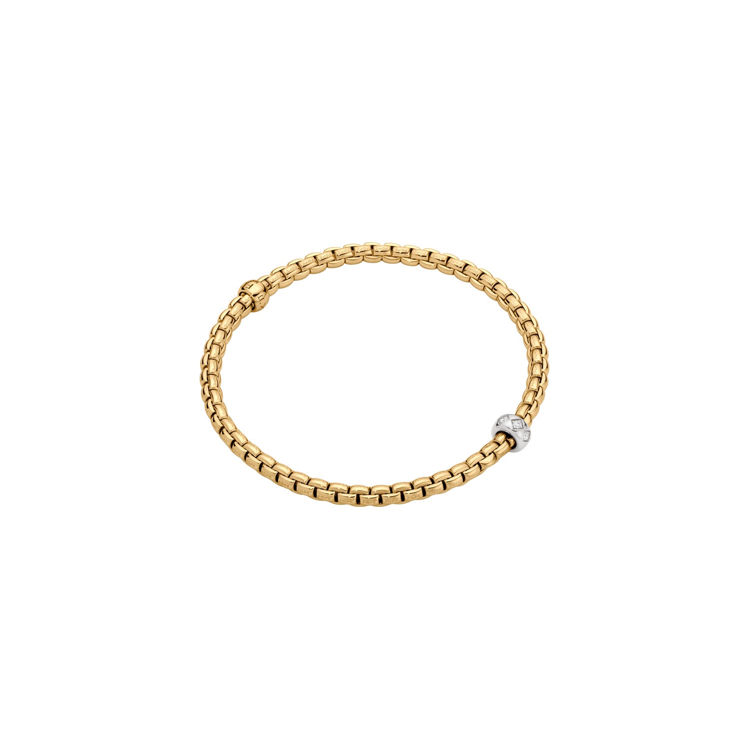 Eka Bracelet Yllw/Wht dia 0.12ct