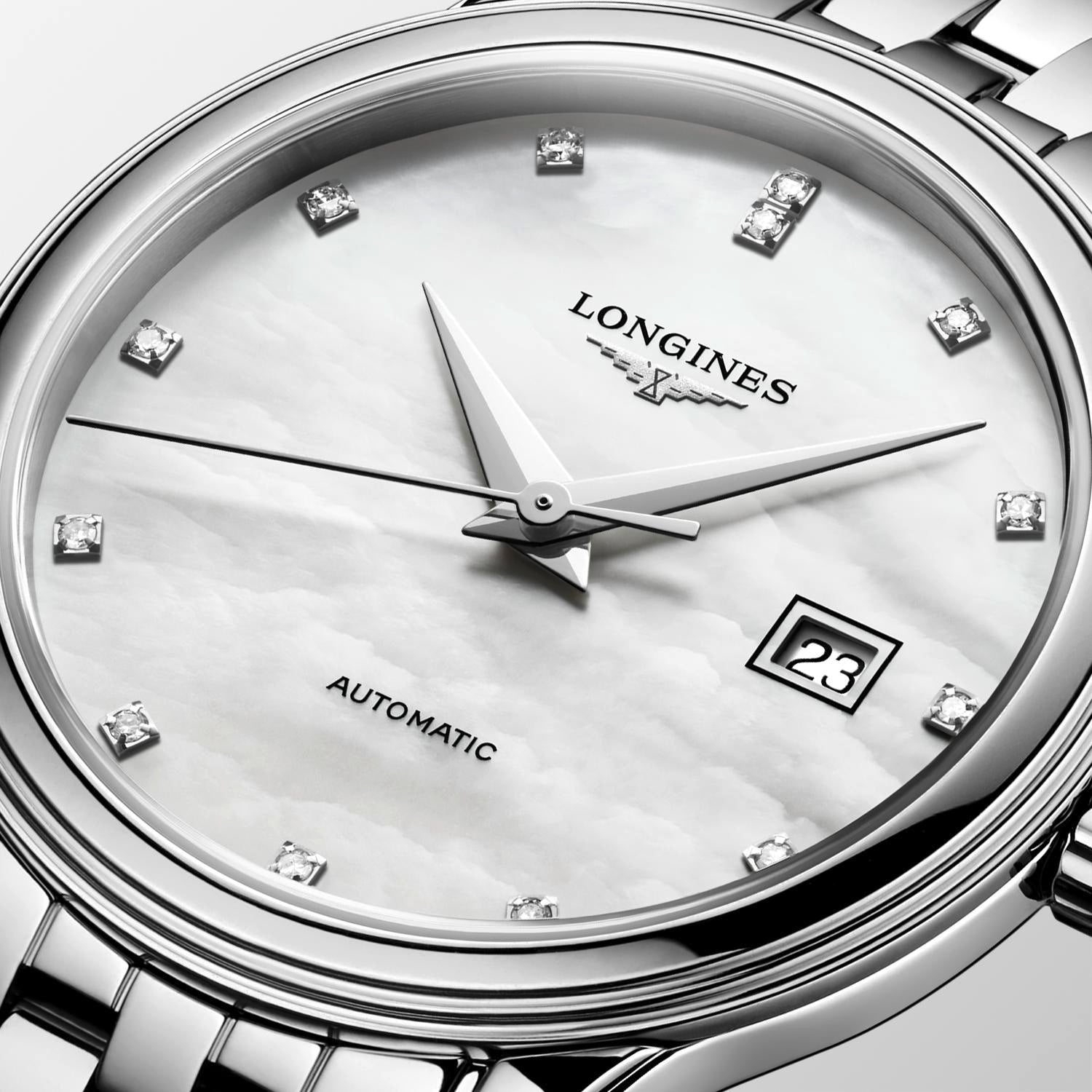 Flagship White Mother of Pearl diamond set dial