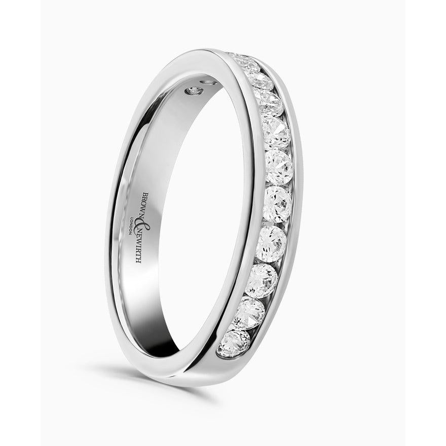 0.50ct Platinum Dia chan set Str Edge het