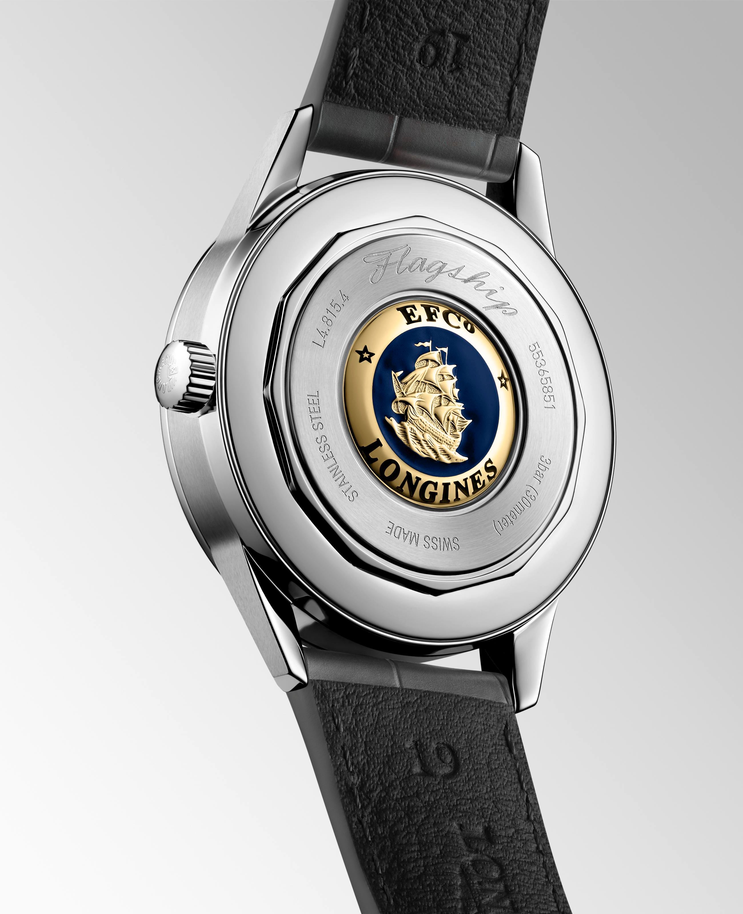 SS Flagship Heritage Anthracite Moonphase strap