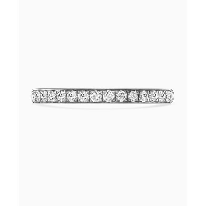 Platinum Pave set diamond eternity ring
