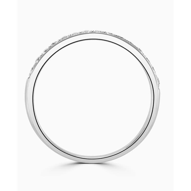 Platinum Pave set diamond eternity ring