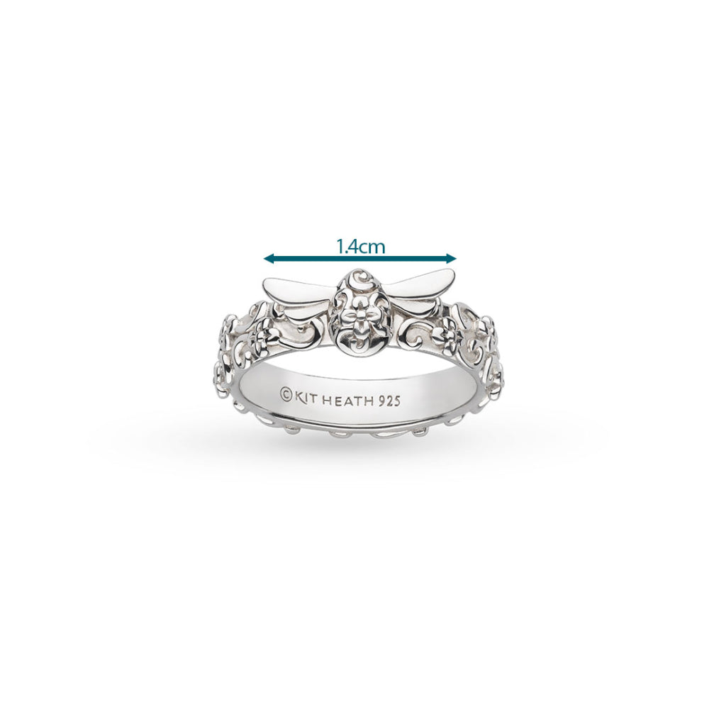 KH Silv Blossom Flyte Honey Bee Ring